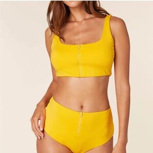 Andie Yellow Bikini Set